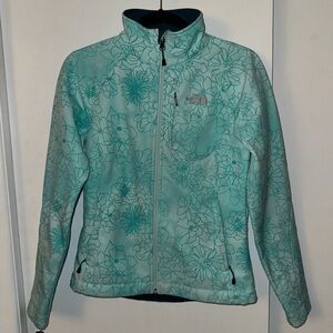 The North Face Blue Ski Jacket with Standing Collar size L